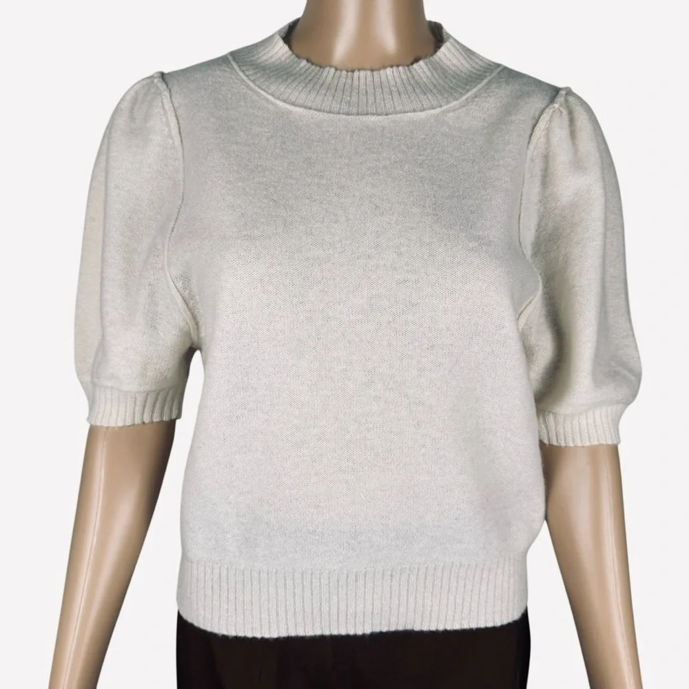 Free People Staycation Cashmere Pullover In Cream Size M